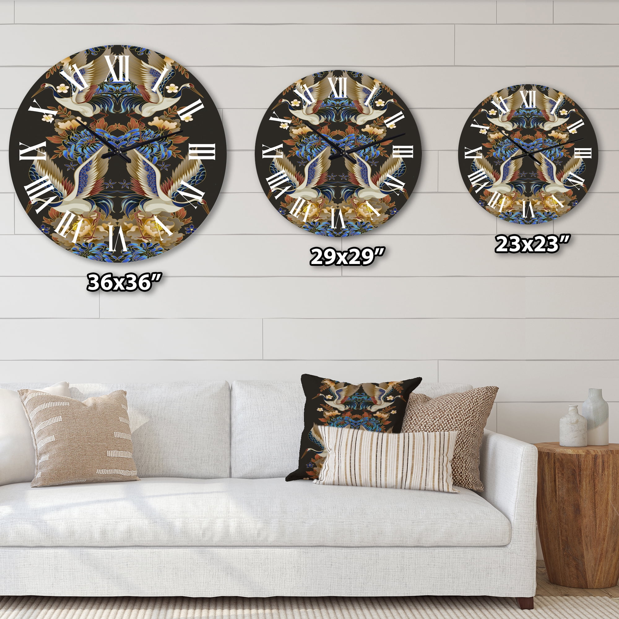 Designart 1 in Traditional Wall Clock