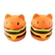 thumbnail image 3 of Juguete de descompresión oso de fresa Gatito de hamburguesa de rebote lento naranja 1 pieza, 3 of 4