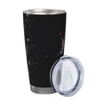 thumbnail image 2 of Lsque Five Nights At Freddy'S Pattern 20oz Car Cup with Lid and Straw, Insulated Coffee Cup with Straw Topper, Spill Proof Travel Coffee Mug, Stainless Steel Tumble, 2 of 8