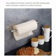 thumbnail image 3 of silvery Paper Towel Holders for Kitchen,Paper Towels Bulk- Self-Adhesive Under Cabinet,Metal（33.6 * 9.5 * 2.7cm）, 3 of 5