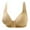 Beige, variant on CFLVAEK Front Closure Bras for Women Plus Size Wireless Bra Comfort Full Coverage Everyday Bralettes Breathable Supportive Bras for Large Bust Beige S