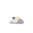 thumbnail image 2 of Pawz Girls Faux Shearling Slippers with Slingback Strap, 2 of 5
