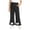 Black, variant on Boys Girls Long Pants Loungewear Pants Kids Bow Detail Flare Pants with Pockets Soft Casual Everyday Lightweight Long Pants