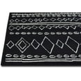 thumbnail image 4 of HR Southwestern Rug for Living Room Antiqued Trellis Black and White Area Rug Boho Dcor Rugs 5x7 for Bedroom, 4 of 7