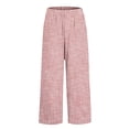 thumbnail image 5 of CPNG Girls Daily Casual Baggy Striped Pants Teen Girls Straight Soft Pants Loose Pockets Elastic Waist Pants(Red,3-4 Years), 5 of 5