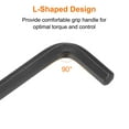thumbnail image 6 of Uxcell Hex Key Wrench 9mm L-Shape Hexagon Metric Wrenches Chrome Vanadium Steel Repairing Tool, Black, 6 of 8