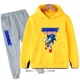 thumbnail image 3 of Conjunto de ropa informal para niños y niñas con capucha de Sonic, 2 piezas, primavera y otoño, chándal con capucha y pantalones de dibujos animados para niñas, 3 of 5