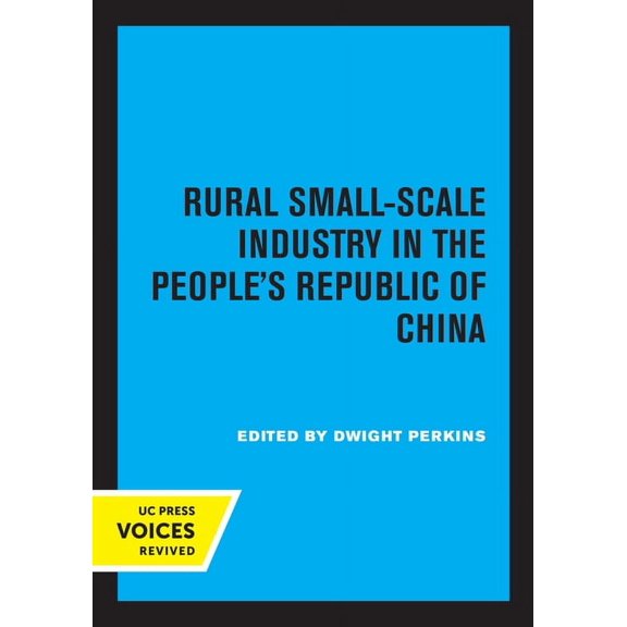 Rural Small-Scale Industry in the People's Republic of China, (Paperback)