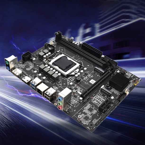 Placa base de computadora LGA1200 DDR4 * 2 Memoria H410 PCl-E16X M-ATX para Core I3 / i5 / i7 Hugtrwg Para estrenar
