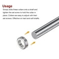 thumbnail image 4 of Uxcell 20mm Bore Set Screw Shaft Collars Aluminum Alloy, 32mm OD, 10mm Width 2 Pack, 4 of 5