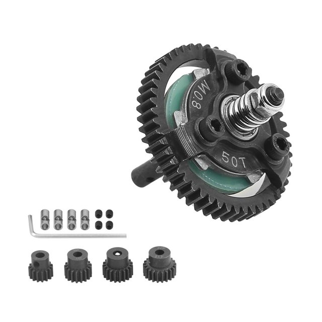 CUITING RC Car Spur Gear Set RC Gear Accessories for TRAXXAS 1/10 SLASH 2WD RC Car 0.8m