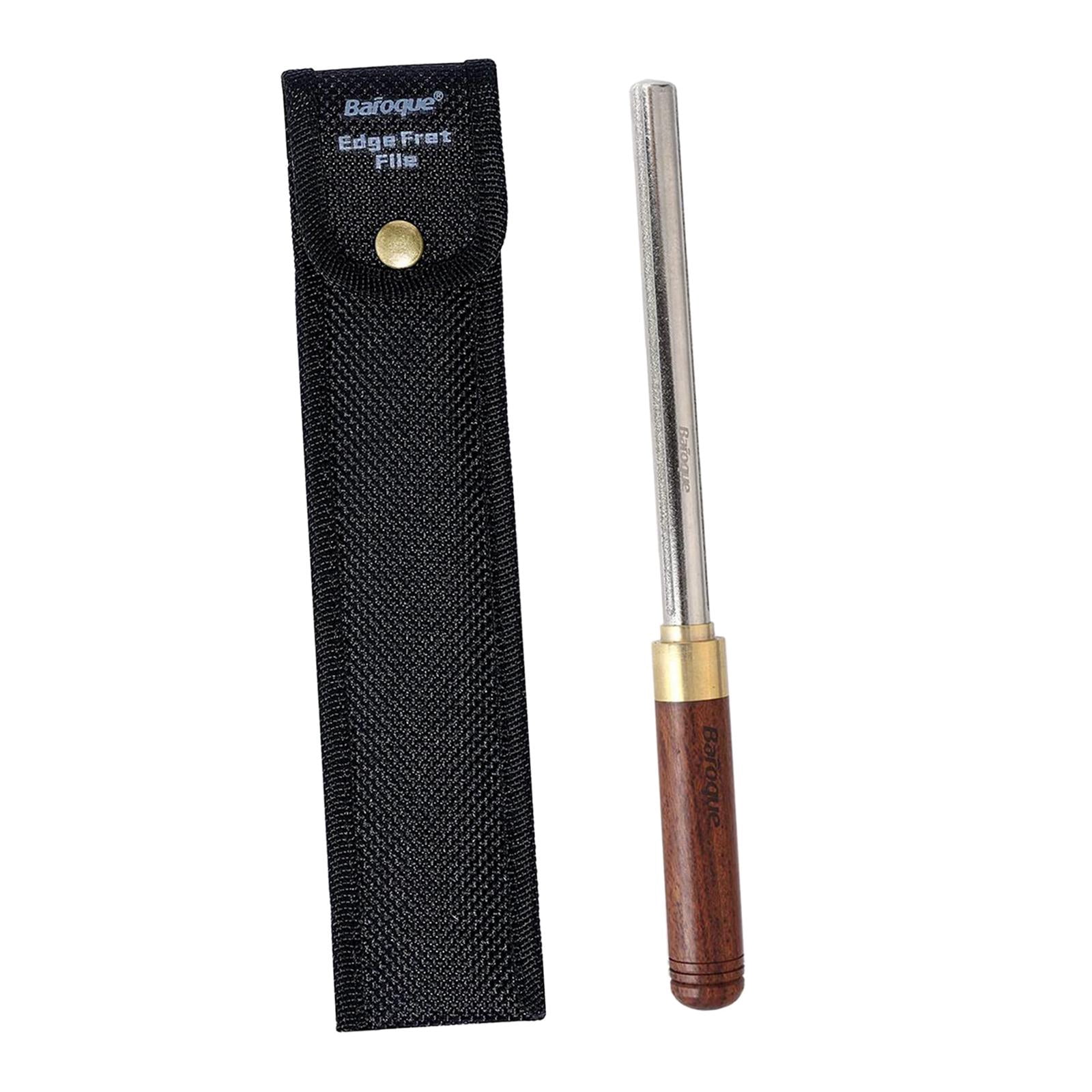 LeeQinersw Guitar Fret Crowning Dressing File Luthier Tools Wood Handle Professional Guitar