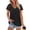 A_ Black, variant on Olyvenn Womens T Shirts Lace Tops Fashion Short Sleeve Trendy Business Casual Dressy Knitted Summer Clothes 2025 Khaki M