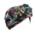 thumbnail image 1 of XASZHN Chapeau de Cancer Tête Ethnique Bohème Floral Turban Multicolore Taille Unique, 1 of 3