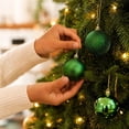 thumbnail image 4 of Ball Ornament Glossy Finish Decorative Sphere Multi‑Surface Style for Christmas Tree Holiday Decoration, 4 of 7