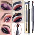 thumbnail image 3 of 2 In 1 Double-headed Eyebrow Pencil Waterproof Long-lasting Eyebrow Pen Makeup Tool, 3 of 9