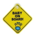 thumbnail image 5 of Chicmine Baby on Board Car Warning Safety Suction Cup Sticker Waterproof Notice Board, 5 of 9