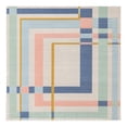 thumbnail image 3 of Unique Loom Lotus Collection Area Rug - Celestial (5' Square Multi/Light Blue), 3 of 7