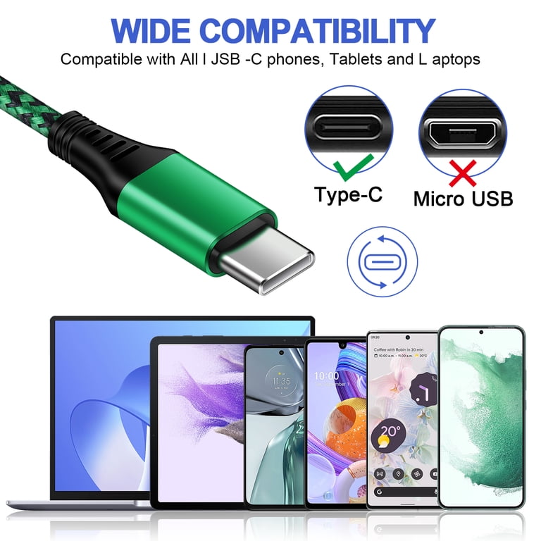 Ailkin USB-A to USB-C Charging Cable 6ft (4-Pack) photo 6