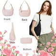 thumbnail image 5 of for Bloomr Purse, Bloomr the Mila Bag, Blo omr Small Puffer Crescent Shoulder Bag for Women, 5 of 8