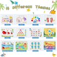 thumbnail image 2 of Freebear Libro Ocupado Para Niños Pequeños Actividades De Aprendizaje Preescolar Recursos Autismo Juguetes Sensoriales Juguetes Montessori Para 2-3 Años Juguetes De Viaje Regalos Para Niñas Y Niños 4, 2 of 5