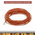 thumbnail image 6 of Silicone Wire 28AWG 28 Gauge Flexible Tinned Copper Standard High-Temperature Hookup Wire Orange 6m/20ft, 6 of 6