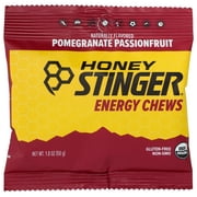 Pack of 12, Honey Stinger Pomegranate Passionfruit Energy Chews, 1.8 oz