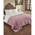 thumbnail image 2 of Ourlova 84 Inch x 90 Inch Machine Washable Dual Control Electric Blanket with Premium and Stylish Thick Tufted Sherpa and Enhanced Heating System California Queen Size Pink, 2 of 8