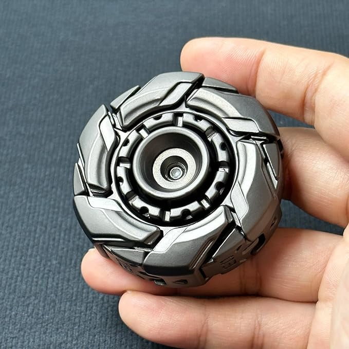 2025 latest EDC Fidget Sliders Open Armor Spinning TopFidget Toys Stress Relief for Adults Magnetic Metal purple