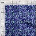 thumbnail image 2 of oneOone Polyester Spandex Indigo Blue Fabric Abstracts Fabric For Sewing Printed Craft Fabric By The Yard 56 Inch Wide, 2 of 5