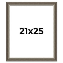 21x25 Frame Brown Solid Wood Picture Frame | 1.75 Inch Moulding Width | Austin Frame Complete with