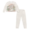 thumbnail image 4 of SCRAWLGOD Cute Koala Pajamas for Women Long Sleeve Pj Set Women 2 Piece Outfits Size S Crewneck Jogger Pjs for Women Lightweight Women's Soft Loungewear, 4 of 7