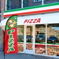 thumbnail image 4 of QSUM Pizza Sign Feather Flag with Pole Kit,7FT Pizza Decoration Display, Pizza Business Sign,Pizza Swooper Flag，Advertising Flag, 4 of 6