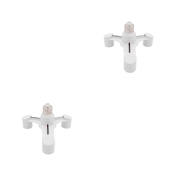 Base de lámpara divisora de bombilla E27 Inteprter adaptador de luz 1 a 3