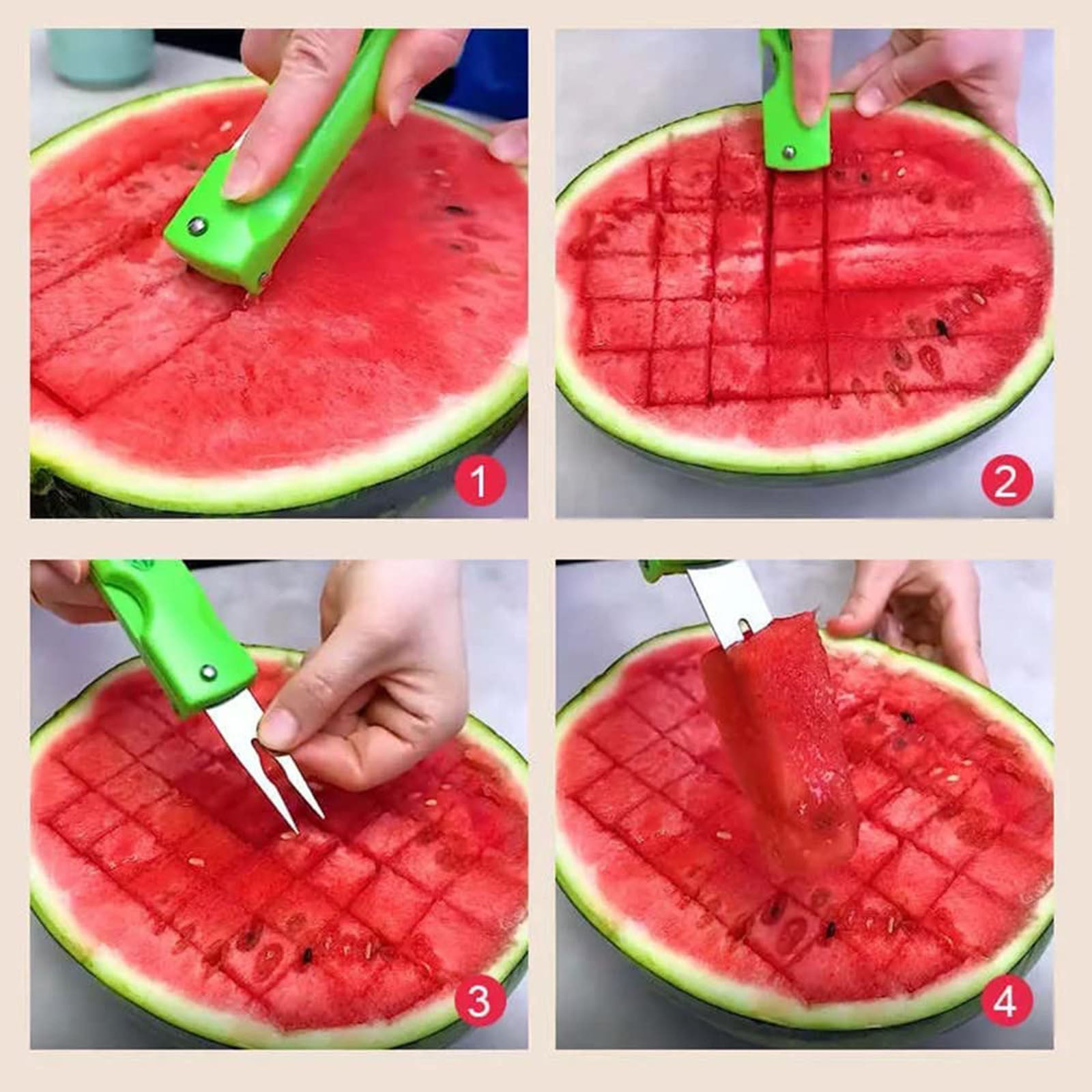 17 Pack Melon Baller Scoop Set - 4 in 1 Stainless Steel Fruit Tool Set  Fruit Scooper Seed Remover with Fruit Vegetable Cutter Shapes Set Fruit  Peeler
