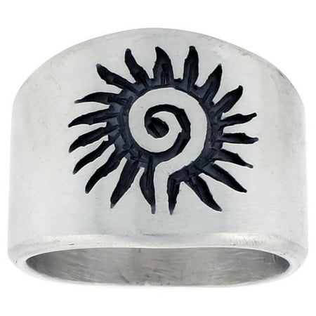 Sterling Silver Native American Design - Sterling Silver Native American Design Sun Ring, sizes 8-13