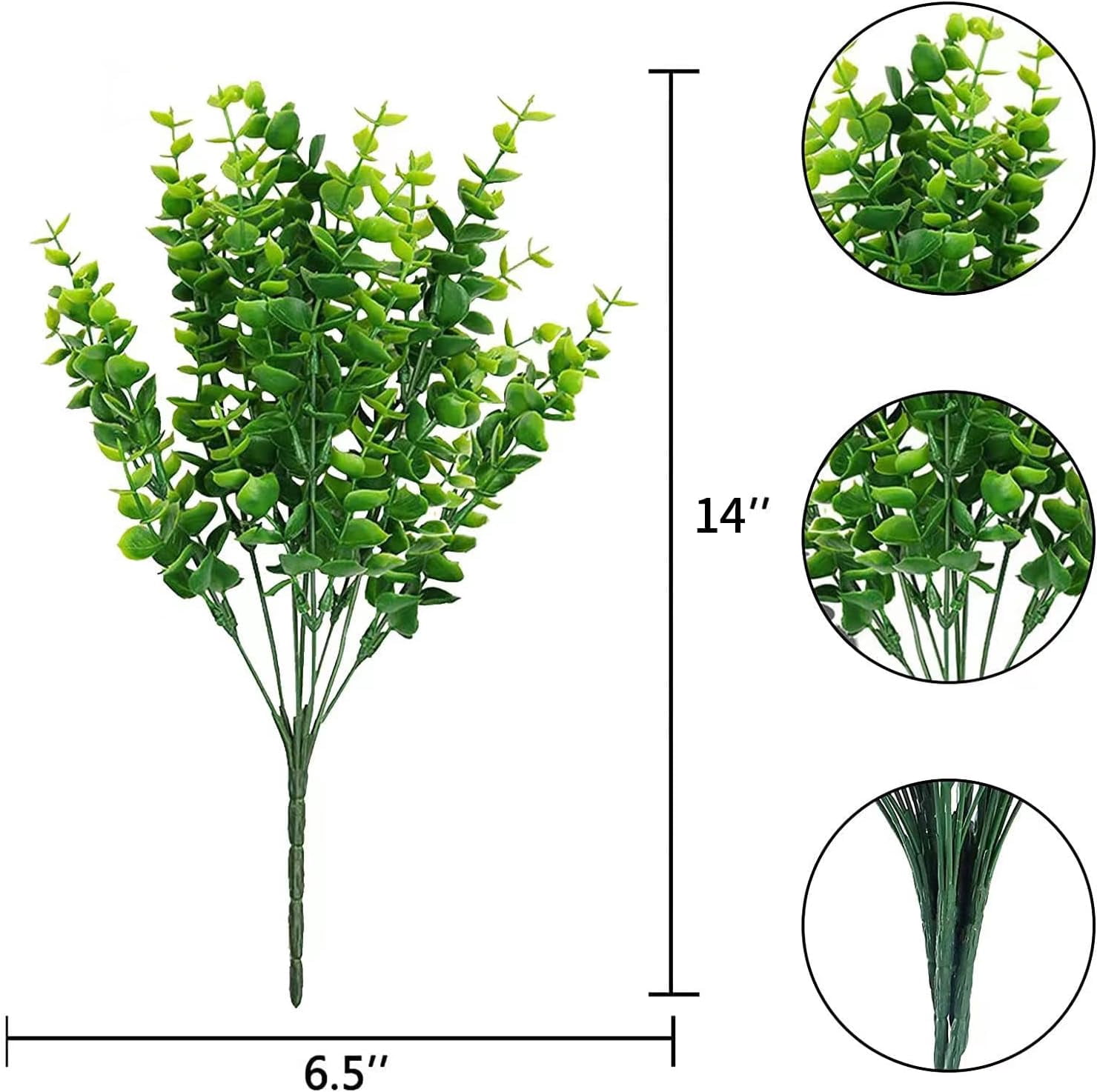 Morttic 10 Bundles Artificial Boxwood Plants Shrubs Artificial Flowers for Outdoors UV Resistant Greenery Foliage Spring Garden Farmhouse Office Patio Wedding Decor Indoor Decoration