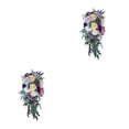thumbnail image 1 of Maytalsory Wide Application Artificial Flower Realistic Appearance Low Maintenance Vintage purple 2Set, 1 of 6