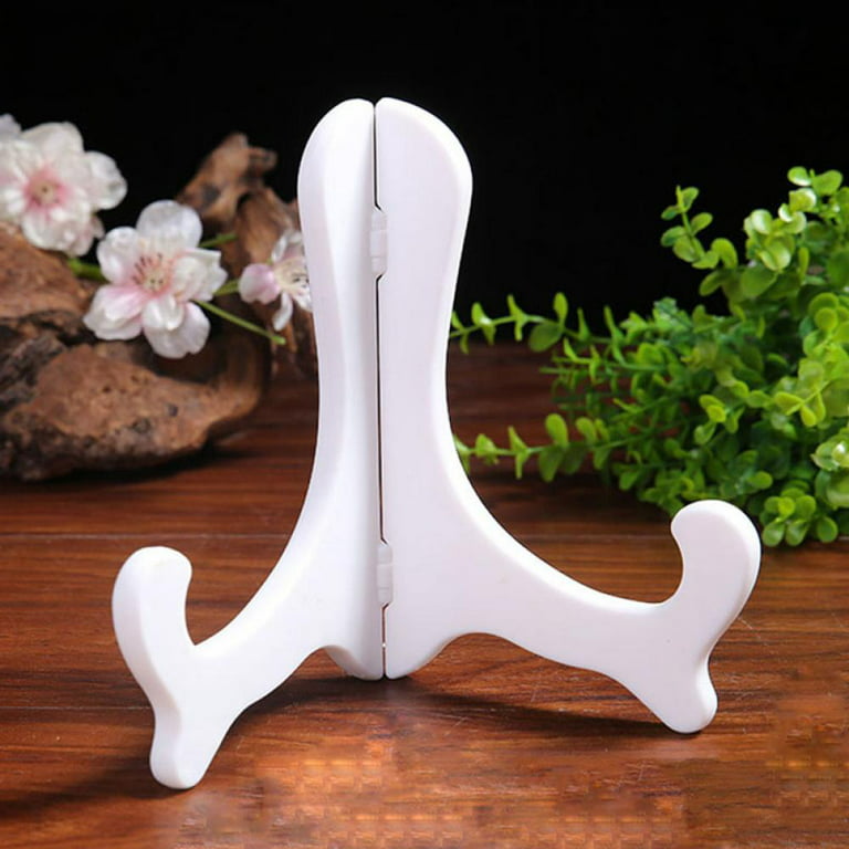 Plastic Easels Plate Holder Weddings Photo Picture Frame Display Stand  Display Dish Stand Rack Pedestal Holder Home Decoration