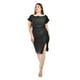 thumbnail image 4 of Vestido de satín Roman Fashion /Tallas Extras, 4299 (Negro) negro 42, 4 of 5