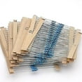 thumbnail image 4 of 30 Values 1% Resistor Assortment, 600pcs 0 Ohm-1M Ohm 1/4W Metal Film Resistors Assortment, 4 of 5