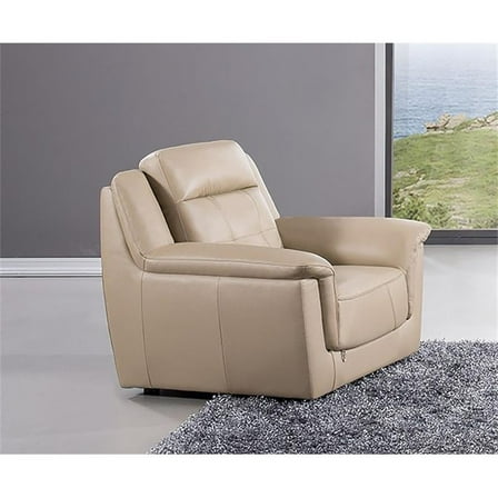 EK042 Tan Color With Italian Leather Chair