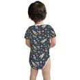 thumbnail image 3 of Yiaed Space Cars Print Infant Climbing Short Sleeve Onesie One-Piece Baby Bodysuit Clothes 0-12 Months -9M, 3 of 6