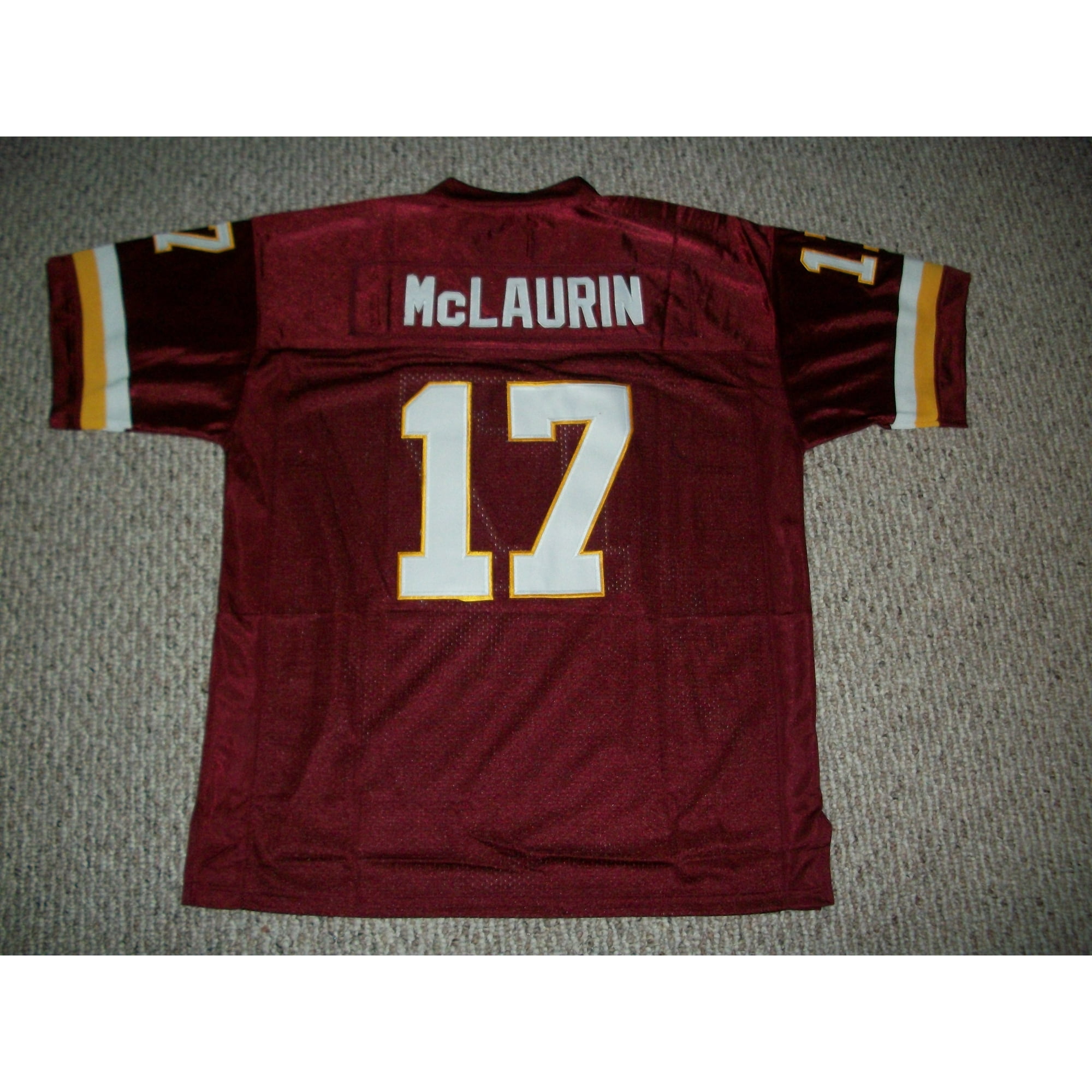 Terry McLaurin Jersey #17 Washington Unsigned Custom Stitched Burgundy  Football New No Brands/Logos Sizes S-3XL 