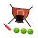 thumbnail image 2 of Juego de aro de baloncesto para trampolín, accesorios suaves para juego de baloncesto, fácil instalación para la mayoría de los trampolines Baloncesto verde, 2 of 8
