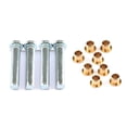 thumbnail image 5 of 1 Set Car Door Repair Kit Aluminum Alloy Hinge Repair for D22 4 Pin Bushing Repair Left Right Replace, 5 of 8