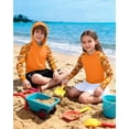 thumbnail image 2 of Sudadera con capucha Rash Guard DRONIRING para niños con protección UV UPF 50+, 2 of 6