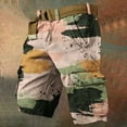 thumbnail image 2 of WTOBBY Men's Summer Work Shorts in Camouflage Pattern, Loose and Casual, Large Size Featuring Multi-Pocket Design, 5-Inch Length Shorts Without Belt, Durable and Stylish,Pink XL, 2 of 5