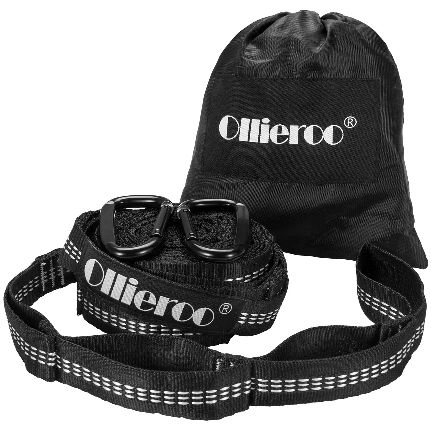 Camping Hammock Tree Straps Set 20 ft long combined 2000 LBS Heavy Duty