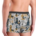 thumbnail image 4 of Kdxio Men's Boxer Briefs with Llama and Cactus1 Print - Comfortable and Breathable Underwear for Everyday Wear, 4 of 7